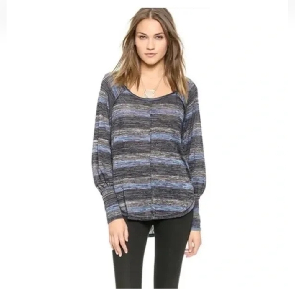 Free People Carolina Hacci Striped Sweater, sz Small